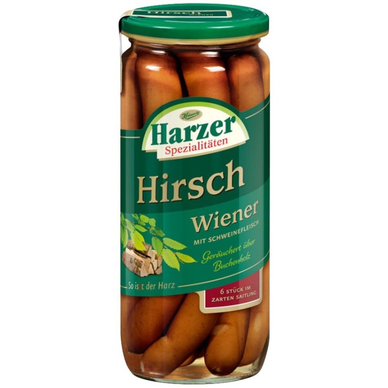 Carnati din Carne de Porc si Carne de Cerb, 530 g, Harzer