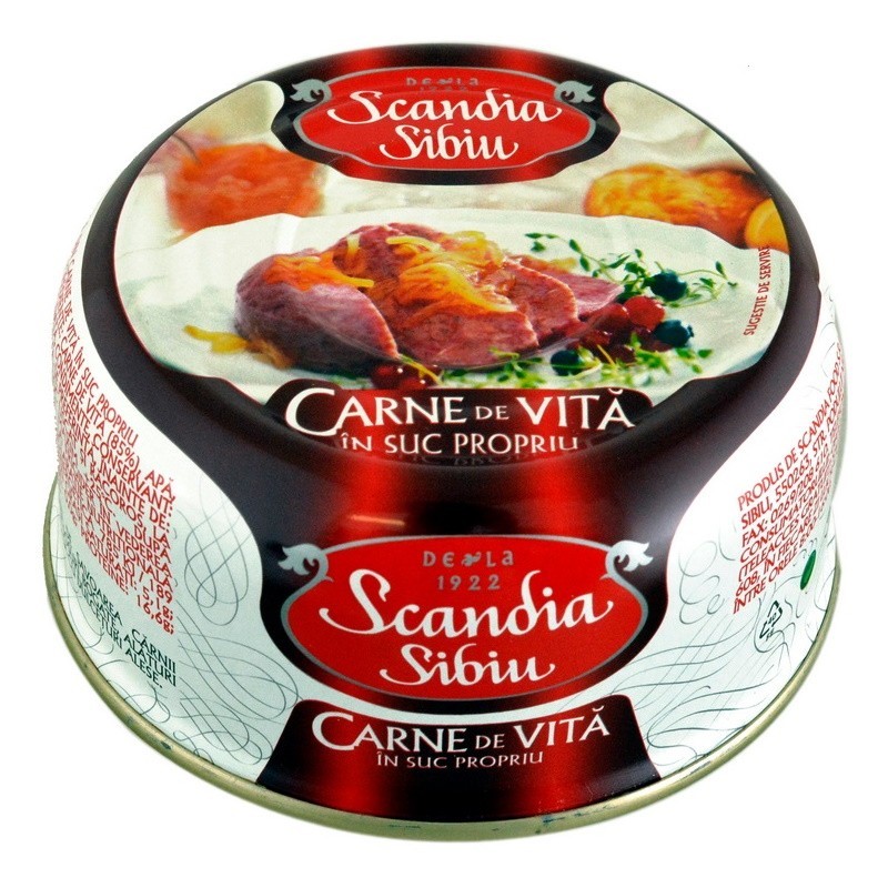 Carne Vita in Suc Propriu, Scandia Sibiu, 300 Gr