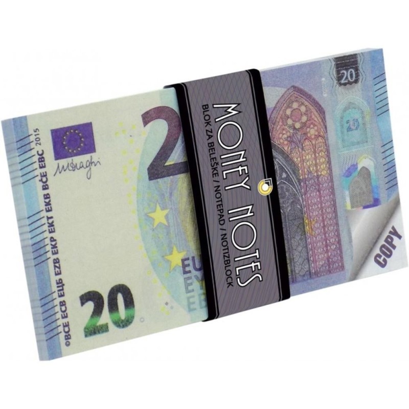 Carnet Notite, Model 20 Euro, 133 x 72 mm, 70 File, Optimum