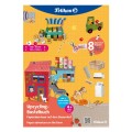 Carte pentru Activitati Creative cu Stickere, Motiv Farm, A4 32 File, F1