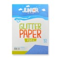 Carton Colorat, cu Glitter, Albastru