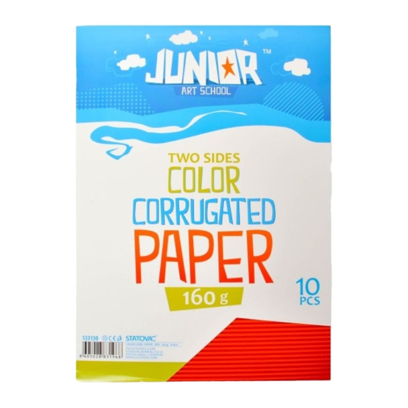 Carton Valurit, A4, Rosu, 10 Coli, Statovac