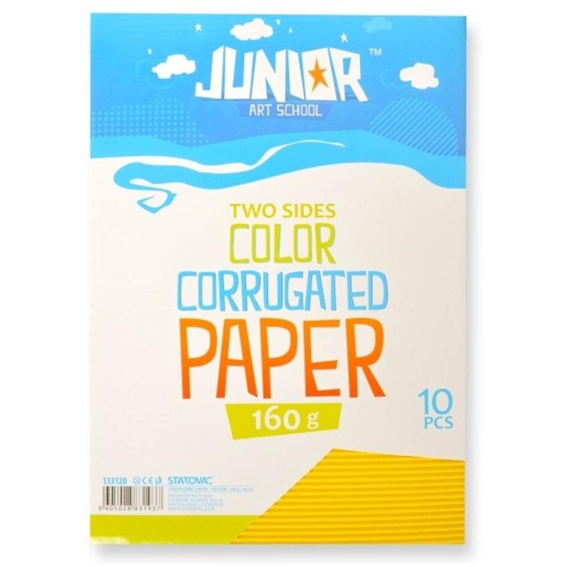 Carton Valurit, Format A4, Galben, 10 Coli, Statovac