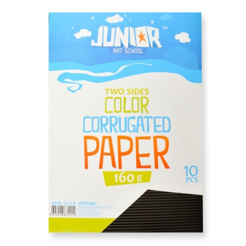 Carton Valurit, Negru