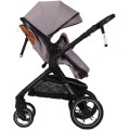 Carucior Multifunctional 2 in 1, Kaki, Suspensii, Roti EVA, Maner Reversibil, Parasolar, Splendor