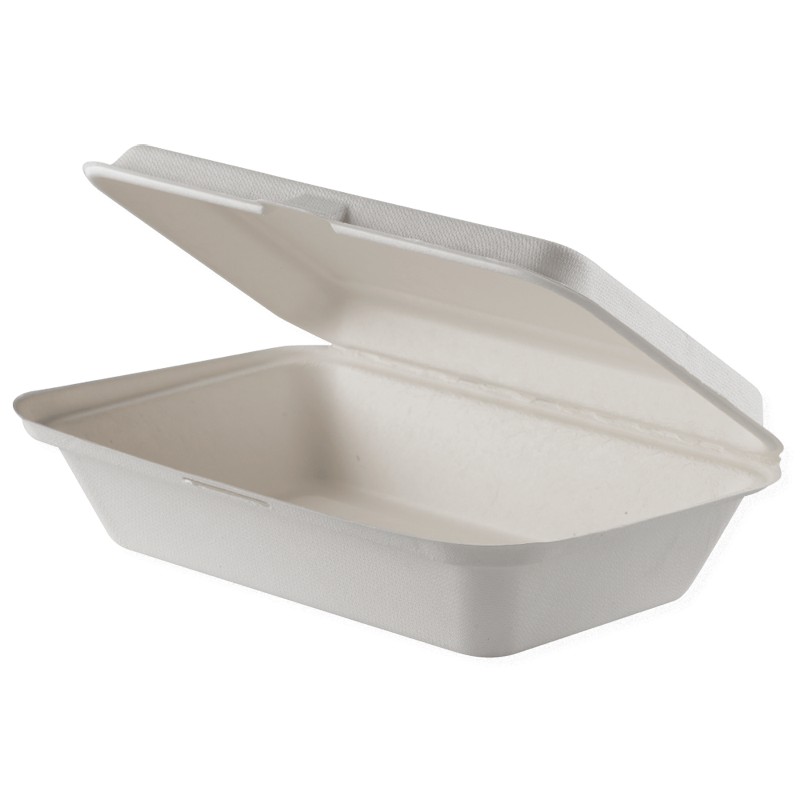 Caserole Biodegradabile, Compostabile, Scoica, Albe, 23x15 cm, 25 buc