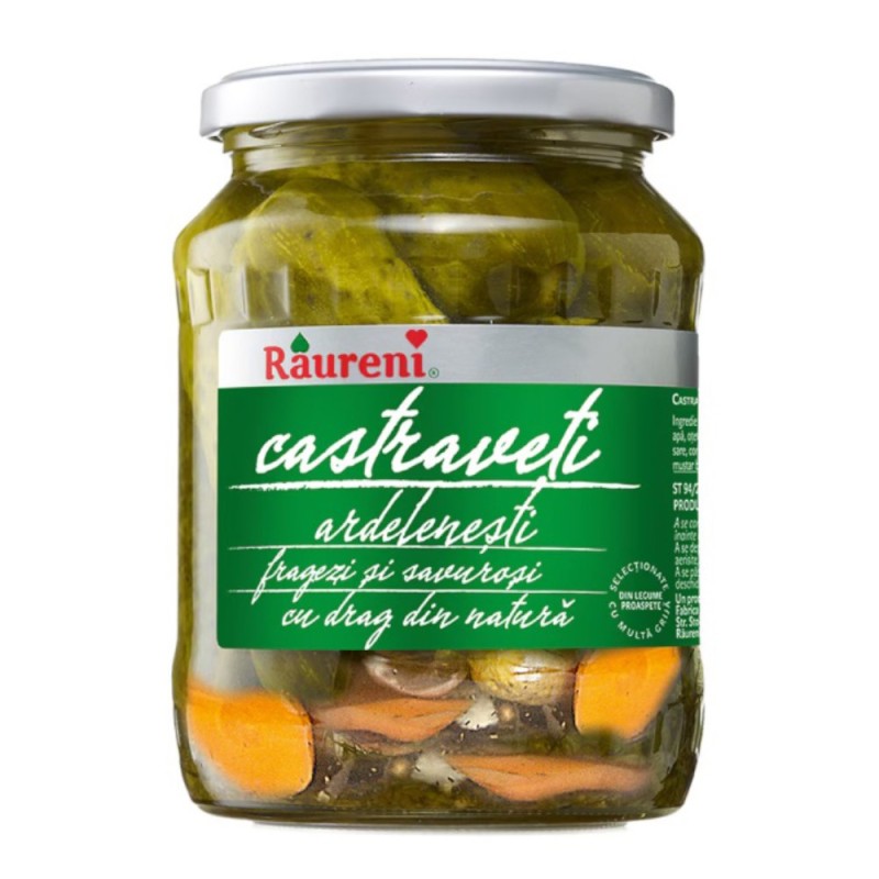Castraveti Ardelenesti in Otet, Raureni, 680 g