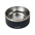 Castron cu Perete Dublu Eskimo, Negru, 1.25 l, M-Pets