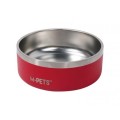 Castron cu Perete Dublu Eskimo, Rosu, 1.25 l, M-Pets