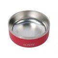 Castron cu Perete Dublu Eskimo, Rosu, 2 l, M-Pets