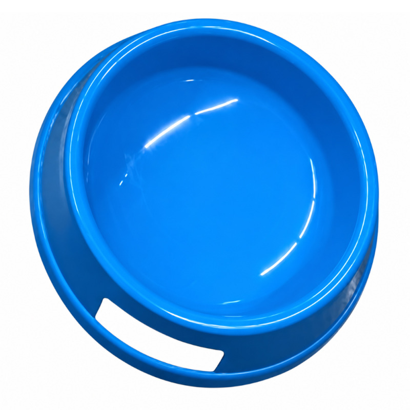 Castron din Plastic pentru Animale M-PETS, M, Albastru