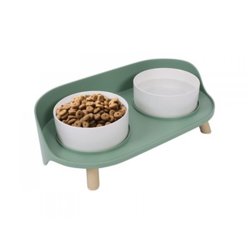 Castron pentru Caini Altitude, Suport Inalt Metalic, M-Pets