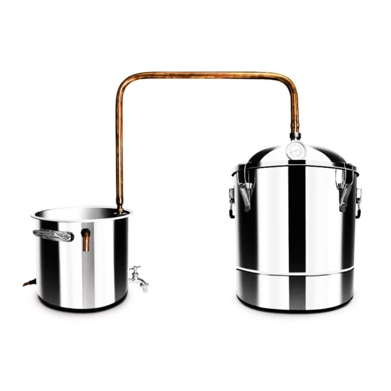 Cazan Cupru-Inox pentru Fiert Tuica, Perfect Home, 50 l