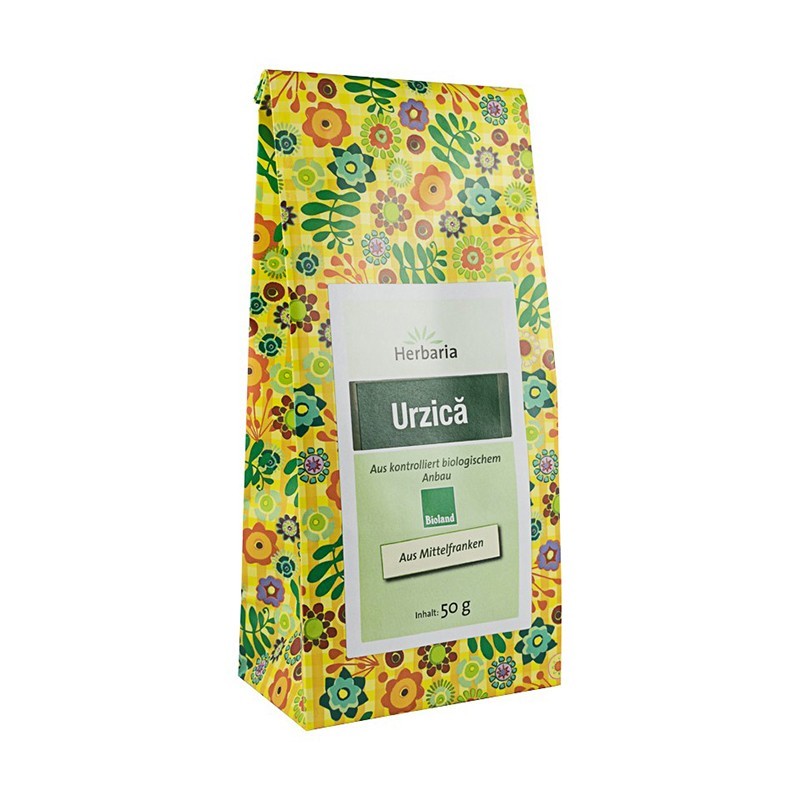 Ceai Bio de Urzica, 50 g Herbaria