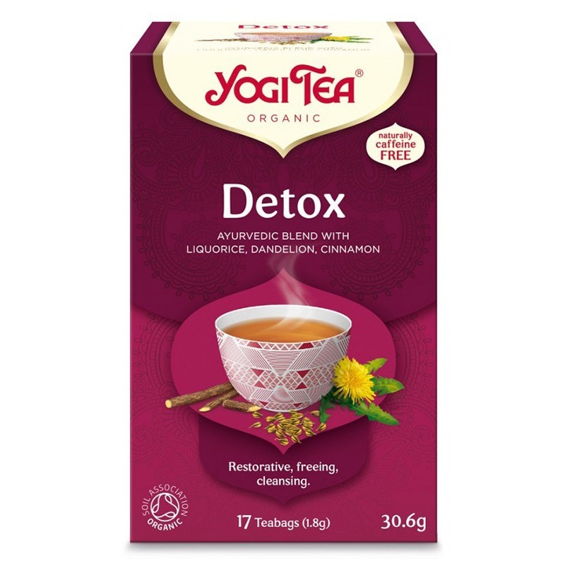 Ceai Bio Detoxifiant, Yogi Tea, 17 Plicuri, 30.6 g