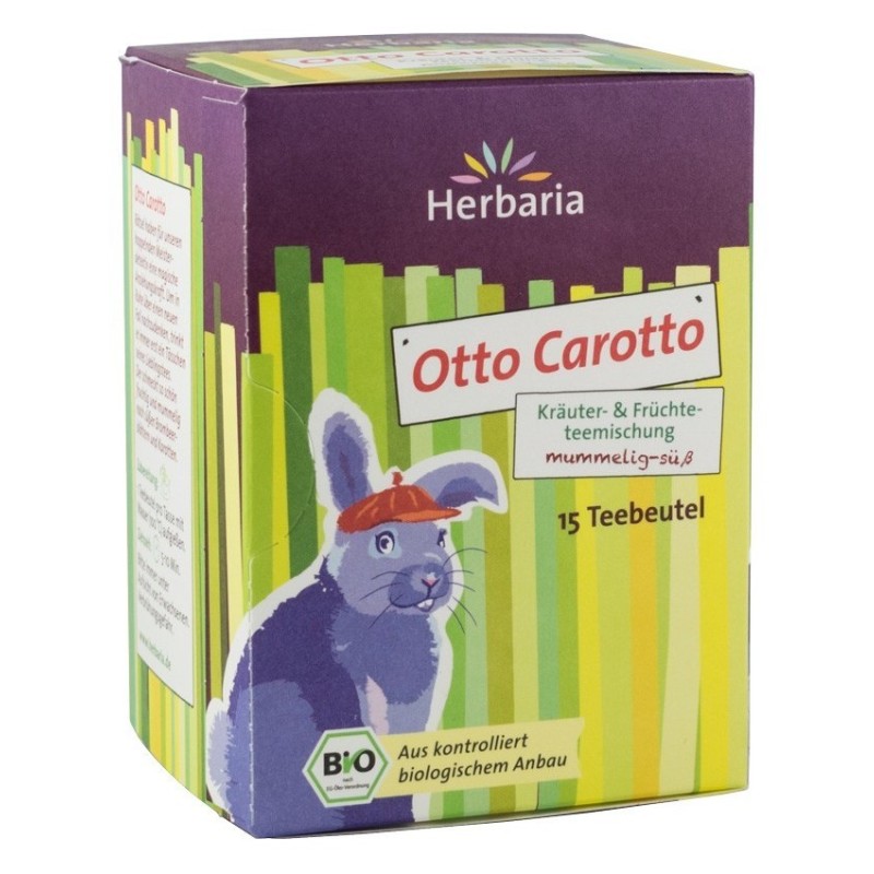 Ceai BIO din Plante si Fructe Otto Carotto, 15 x 2 g Herbaria
