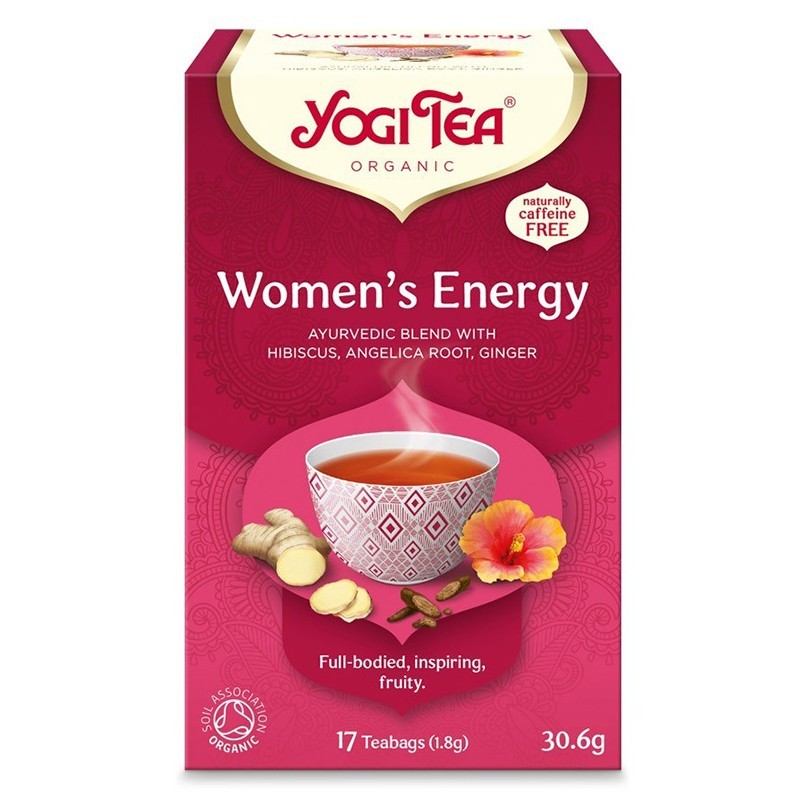 Ceai Bio Energie pentru Femei, Yogi Tea, 17 Plicuri, 30.6 g
