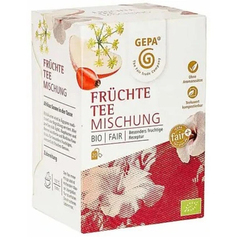 Ceai din Fructe, Gepa, Bio, 20 x 2 g
