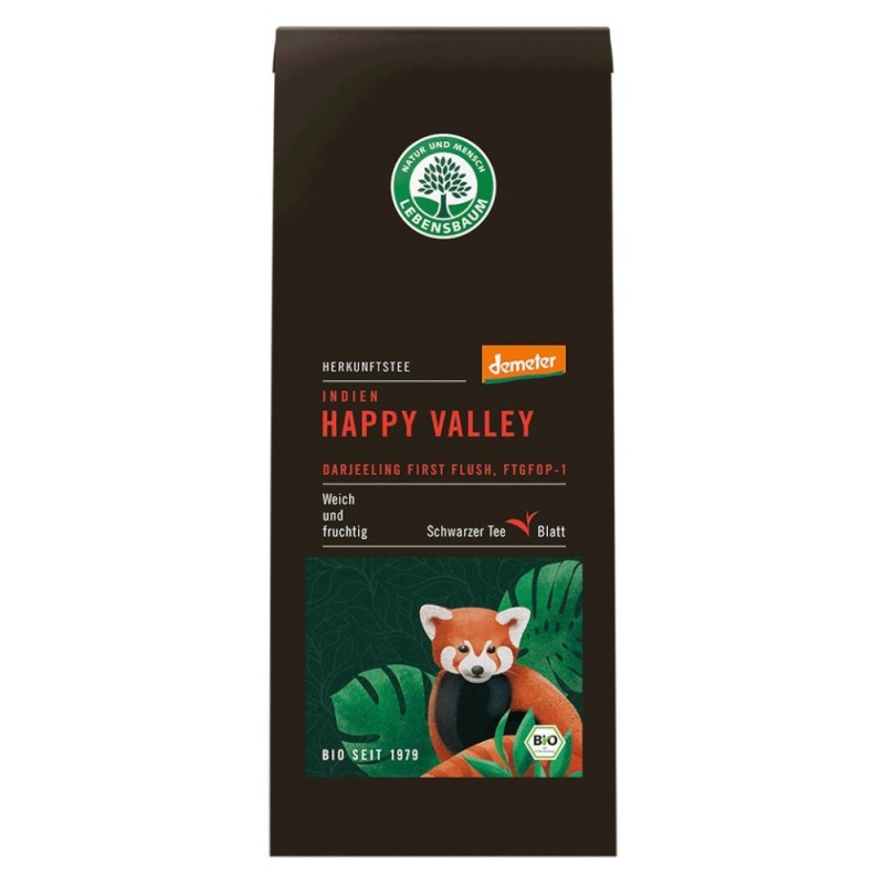 Ceai Negru Bio happy valley - india, 100 g Lebensbaum