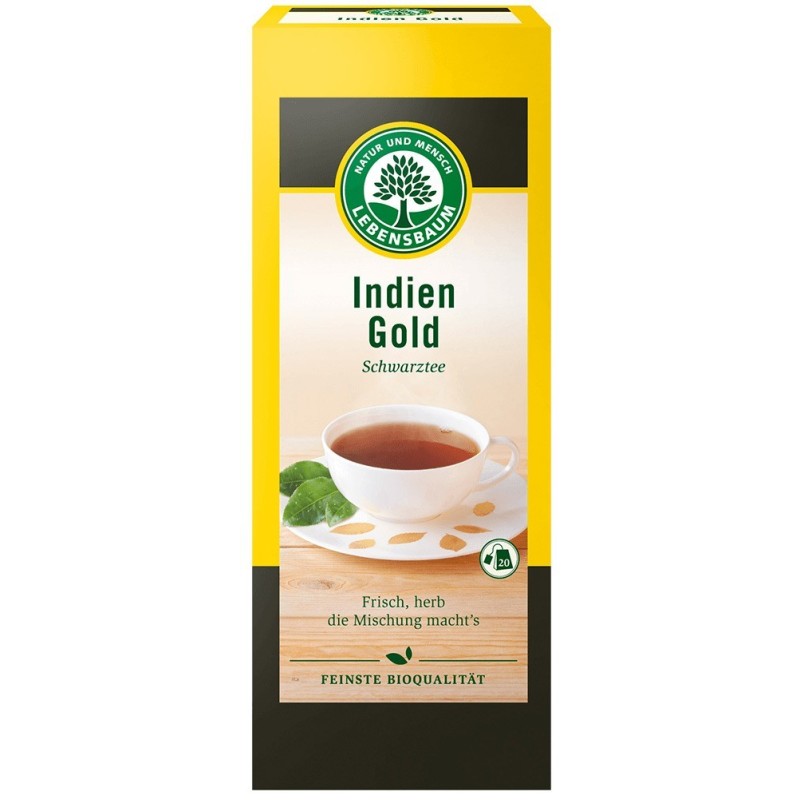 Ceai Negru Bio Indian gold, 40g Lebensbaum