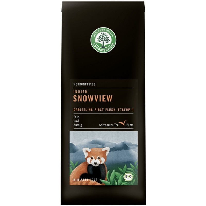 Ceai Negru BIO, Snow View India, 100 g, Lebensbaum