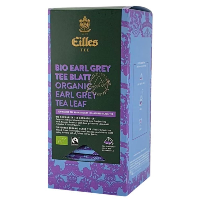 Ceai Negru Diamond Deluxe, Eilles Tea, Earl Grey Premium, 20 Plicuri
