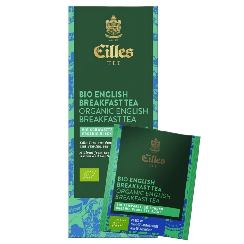 Ceai Negru, Eilles English Breakfast, Bio, 25 Plicuri
