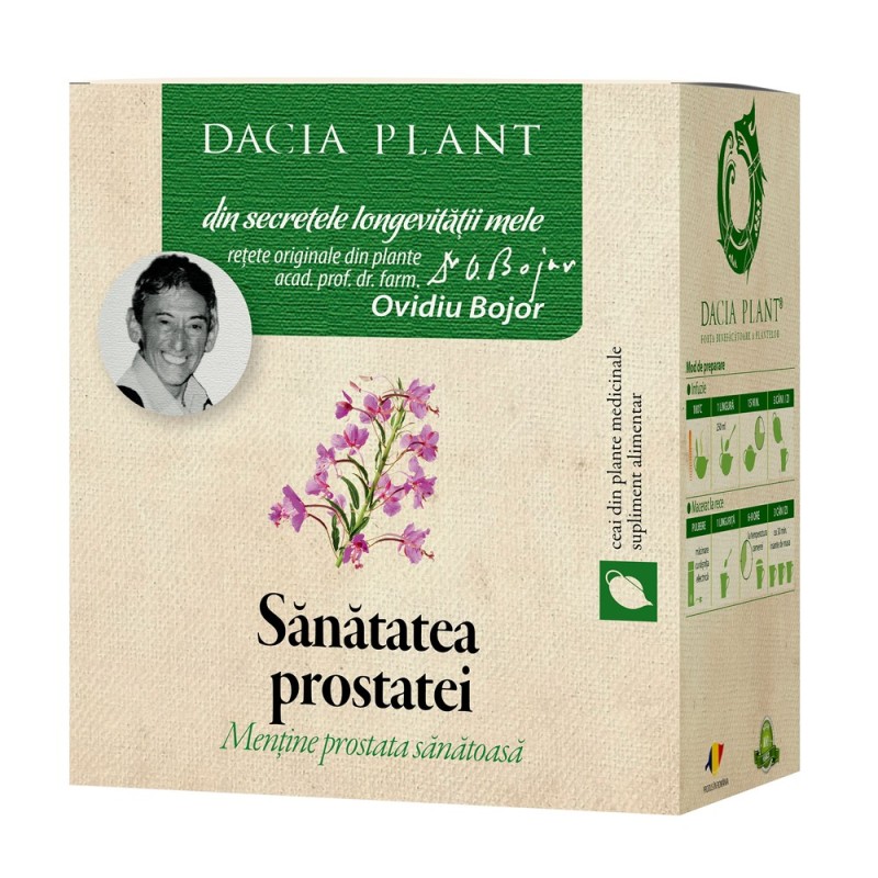 Ceai Sanatatea Prostatei, 50 g, Dacia Plant