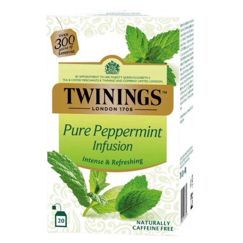 Ceai Twinings Infuzie Menta, 20 Plicuri x 2 g