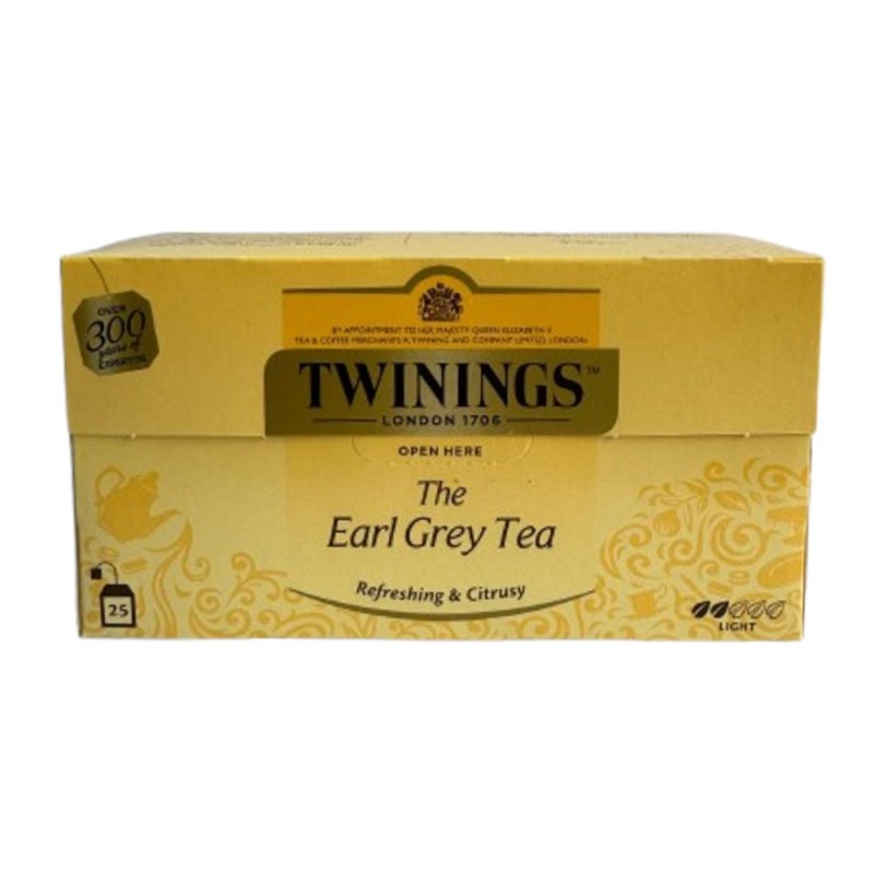 Ceai Twinings Negru Earl Grey, 25 x 2 g