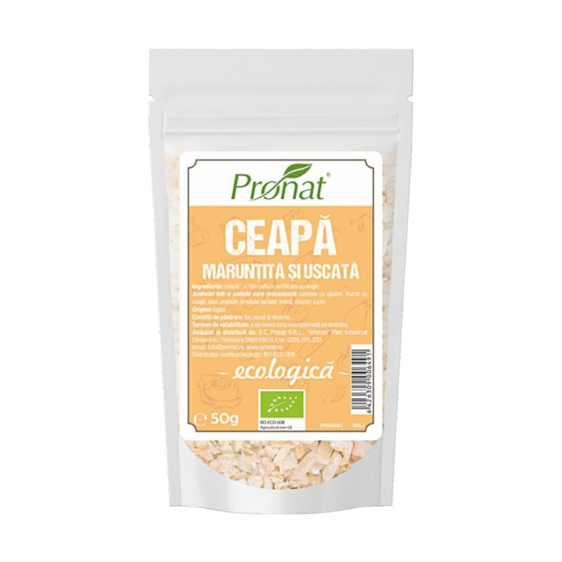 Ceapa Bio Maruntita si Uscata, 50 g