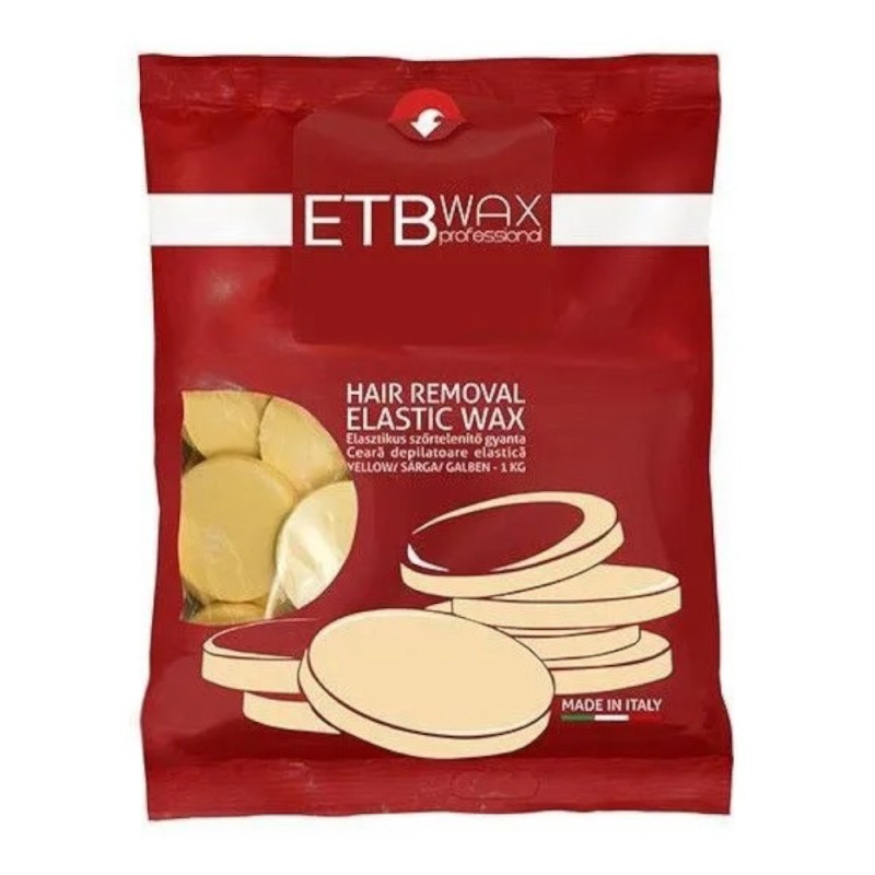 Ceara Elastica Monede ETB Professional Wax, Galbena, 1 kg