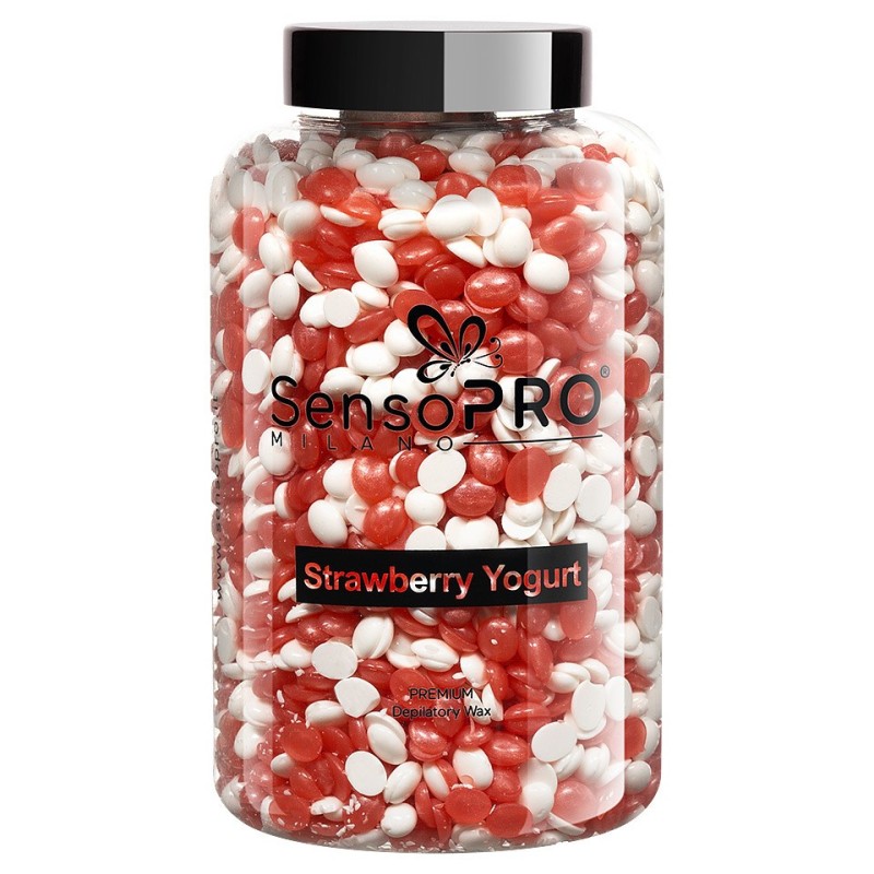 Ceara Epilat Elastica Premium, SensoPRO Milano, Strawberry Yogurt, 400 g