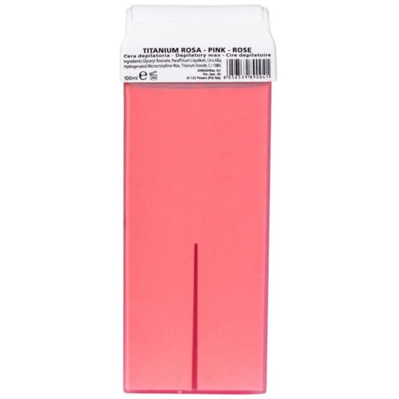 Ceara Epilat Liposolubila Prima Roz cu Dioxid de Titan 100 g, Roll-On pentru Piele Sensibila