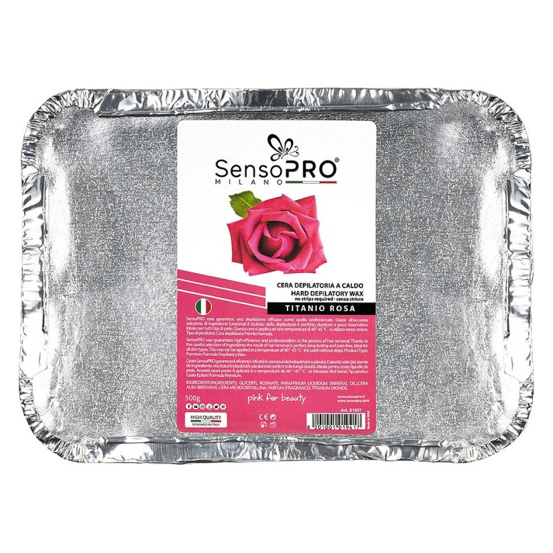 Ceara Epilat Traditionala cu Titanio Rosa, SensoPRO Milano, 500 g