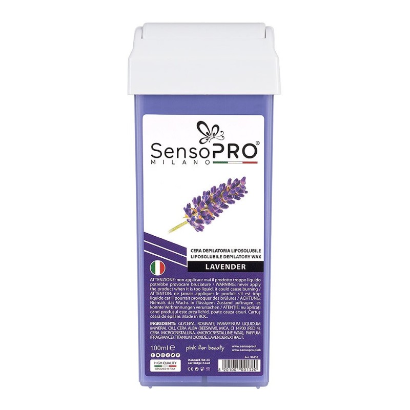 Ceara Epilat Unica Folosinta, SensoPRO Milano, Rezerva Lavender, 100 ml