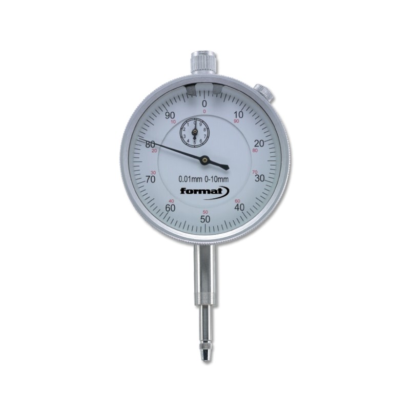 Ceas Comparator, Domeniu 10, Gradatie 0.01, Diametru Cadran 58, 1 mm / Rotatie Completa