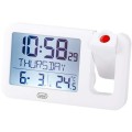 Ceas cu Proiectie si Alarma, Trevi, PJ 3030, Alb, 14.9 x 4.2 x 9 cm