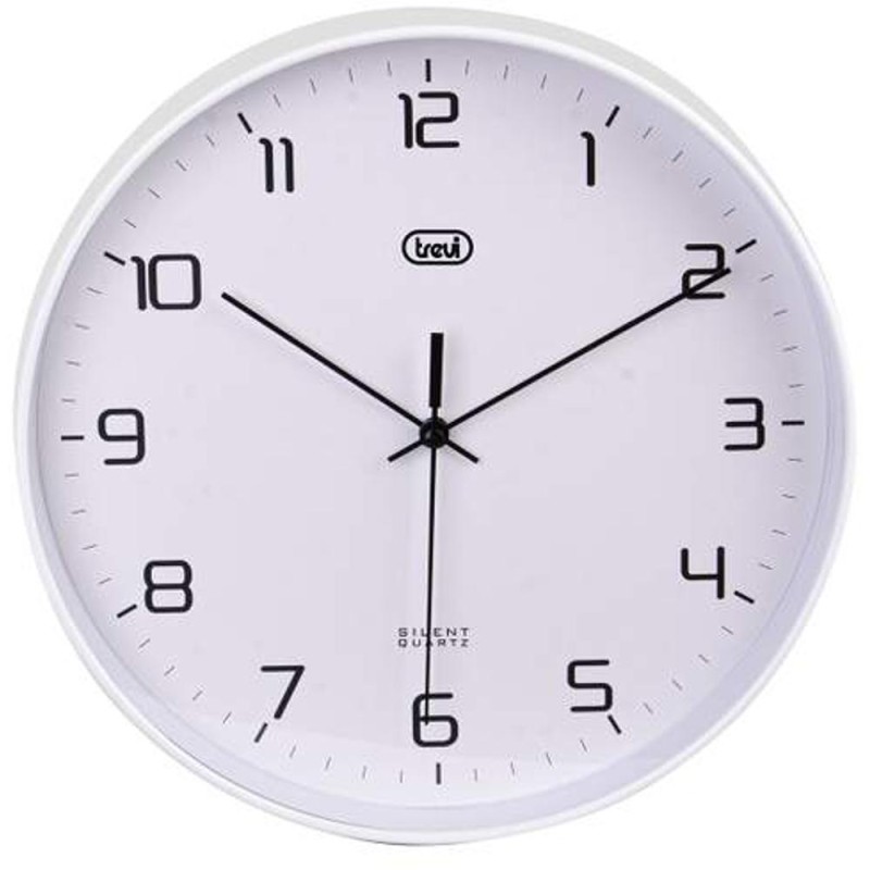 Ceas OM 3506 S, Mecanism Silentios, 25 cm, Gri, Trevi