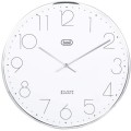 Ceas OM 3512 S, 30 cm, Mecanism Silentios, Argintiu, Trevi