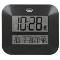 Ceas Digital OM 3520 D, 27 cm, Temperatura, Calendar, Negru, Trevi