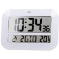 Ceas OM 3540 D, Digital, 46 cm, Temperatura, Calendar, Alb, Trevi