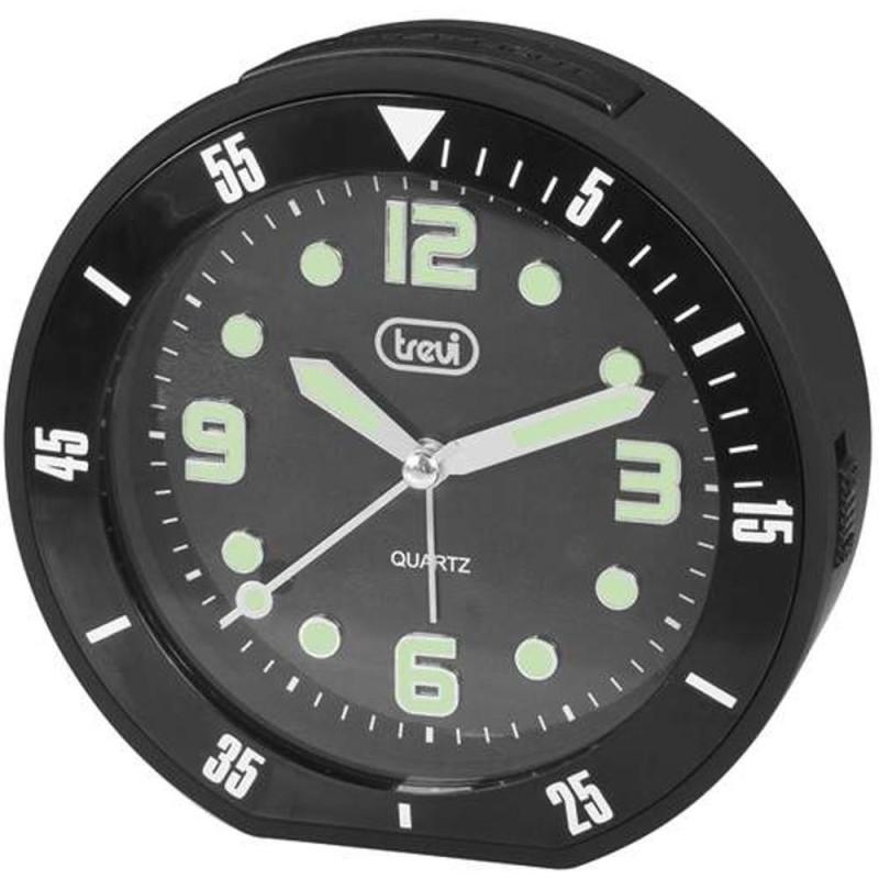Ceas, Negru, SL 3091 R, Trevi, 134 x 124 x 40 mm
