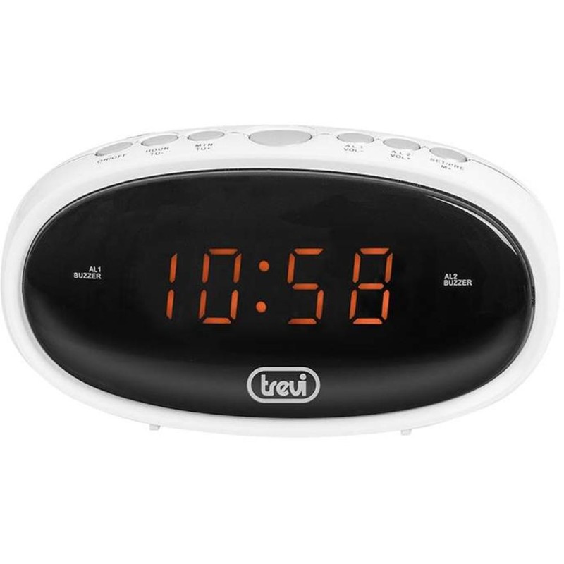 Ceas Trevi, EC 880, Alb, 2 Alarme Programabile