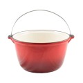 Ceaun Fonta Emailat, Rosu, Perfect Home, 5 l