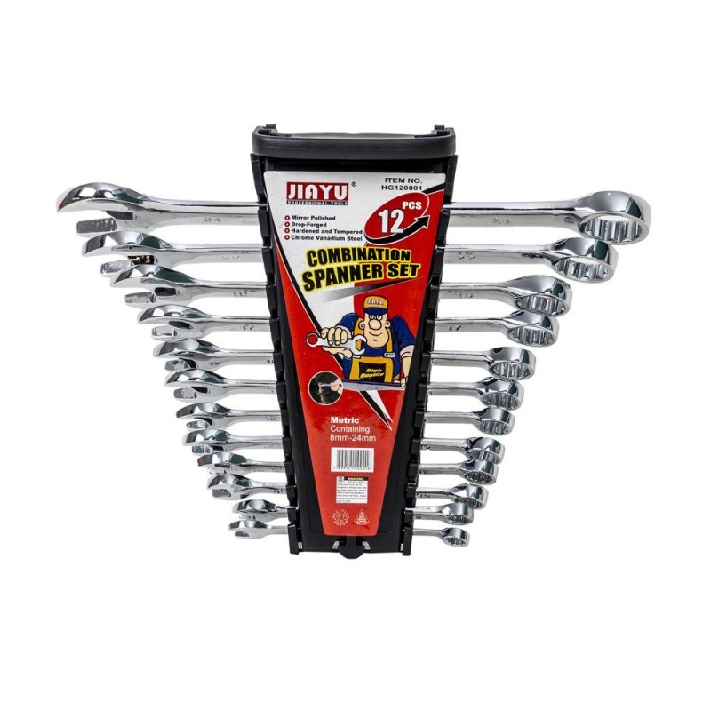 Chei Combinate 8 mm-24 mm, 12 Piese