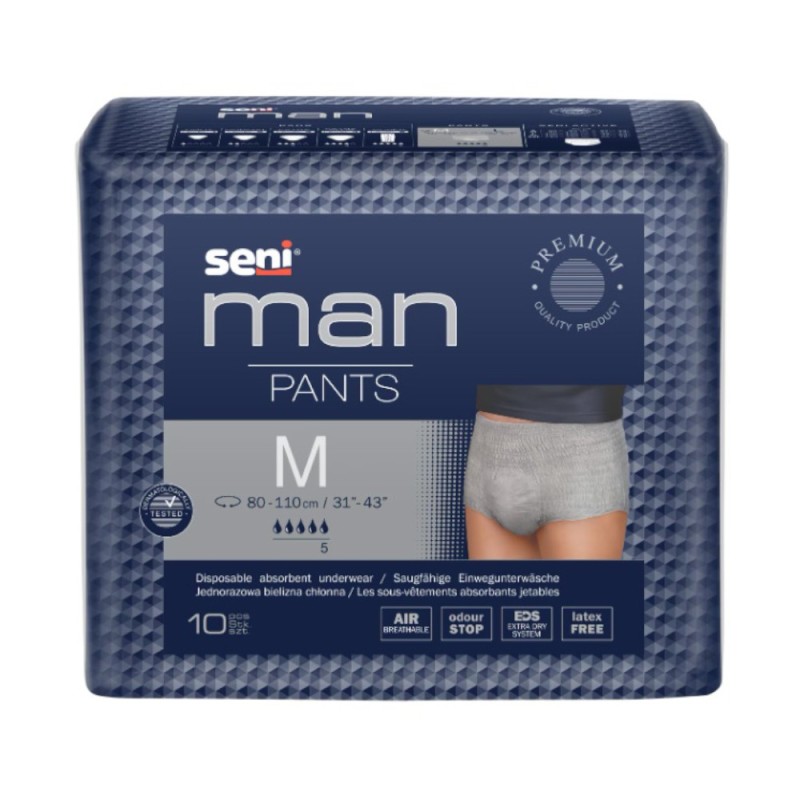 Chilot Absorbant Barbati Seni Man Pants, Medium, 10 Bucati