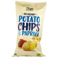 Chipsuri Bio cu Paprika, 125 g, Trafo