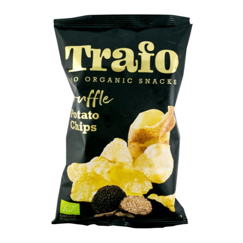 Chipsuri Bio din Cartofi cu Trufe Negre, Trafo, 100 g