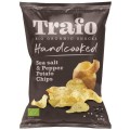 Chipsuri Bio din Cartofi, Prajite Manual, cu Sare si Piper, 125 g, Trafo
